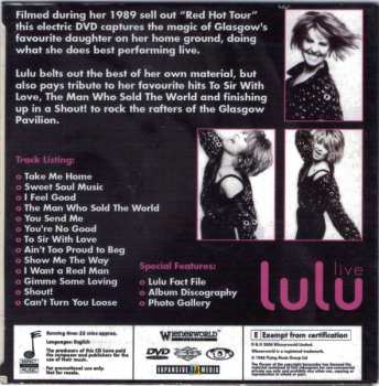 DVD Lulu: Lulu Live