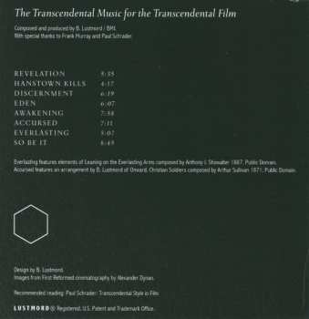 CD Lustmord: First Reformed (Extended Motion Picture Soundtrack)