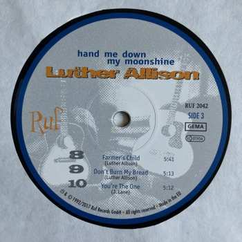 2LP Luther Allison: Hand Me Down My Moonshine