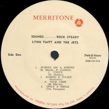 LP Lynn Taitt & The Jets: Sounds.... Rock Steady