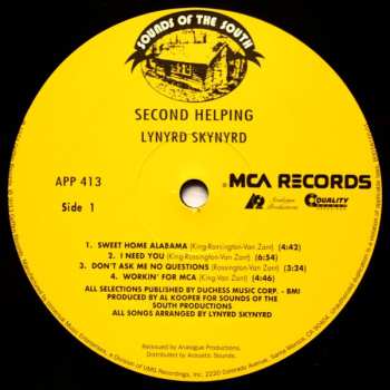 LP Lynyrd Skynyrd: Second Helping
