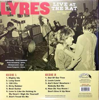 LP Lyres: Live At The Rat (September 3 1980)