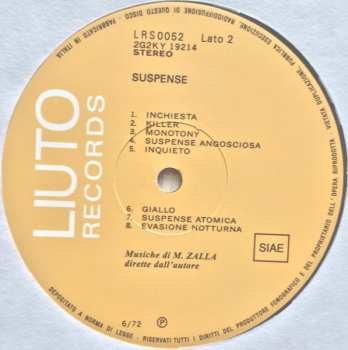 LP/CD M. Zalla: Suspense
