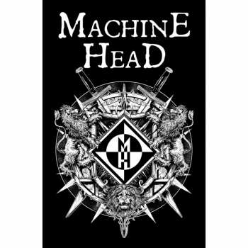 Merch Machine Head: Textilný plagát Crest