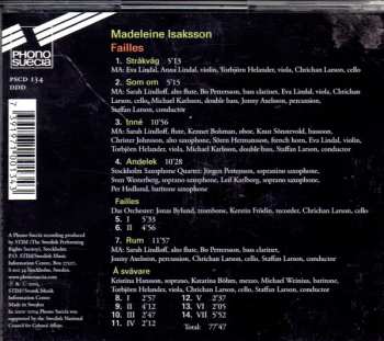 CD Madeleine Isaksson: Failles
