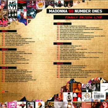 6LP/Box Set Madonna: Finally Enough Love (50 Number Ones) LTD | CLR