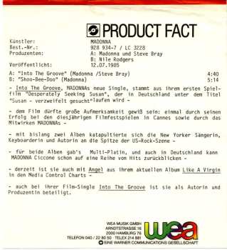 SP Madonna: Into The Groove