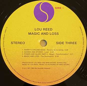 2LP Lou Reed: Magic And Loss LTD