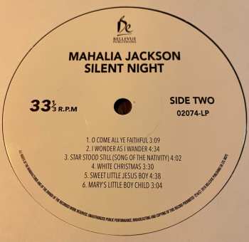 LP Mahalia Jackson: Silent night