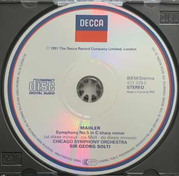 CD Georg Solti: Mahler: Symphony No. 5