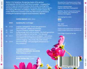 CD The London Philharmonic Orchestra: Symphony No. 1 (including 'Blumine')