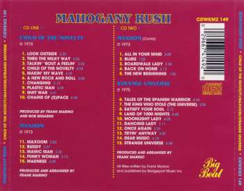 2CD Mahogany Rush: Child Of The Novelty / Maxoom / Strange Universe