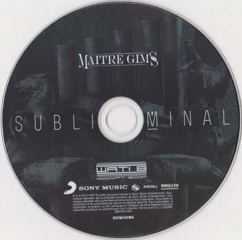 CD Maitre Gims: Subliminal