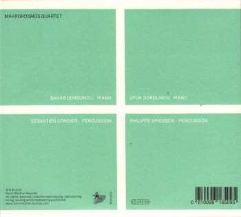 CD Makrokosmos Quartet: Rofu Manta Mantra (2 Works For 2 Pianos And 2 Percussionists By Nik Bärtsch) DIGI