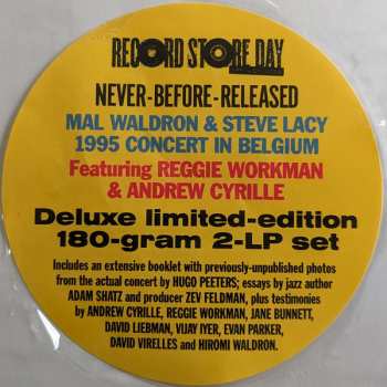 2LP Steve Lacy / Mal Waldron: The Mighty Warriors: Live In Antwerp DLX | LTD | NUM
