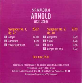 6CD/Box Set Malcolm Arnold: Complete Symphonies And Dances
