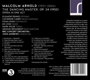 CD Malcolm Arnold: The Dancing Master Op. 34