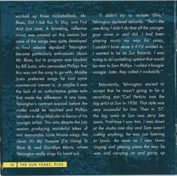 CD Malcolm Yelvington: It's Me Baby (The Sun Years, Plus)