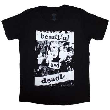 Merch Maleficent: Maleficent Unisex T-shirt: Maleficent Beautiful & Deadly (large) L