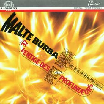 CD Malte Burba: Le Vertige Des Profundeurs
