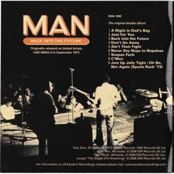 3CD/Box Set Man: Back Into The Future