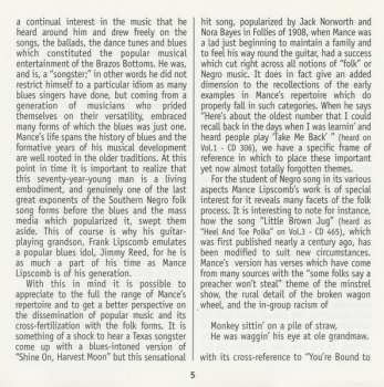 CD Mance Lipscomb: Live! At The Cabale: Texas Songster – Vol. 4