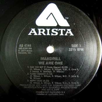 LP Mandrill: We Are One