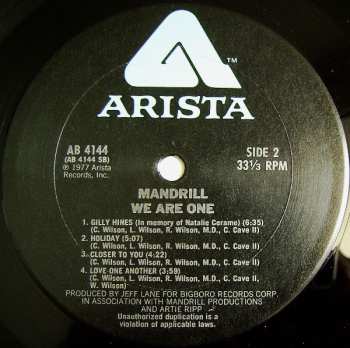 LP Mandrill: We Are One
