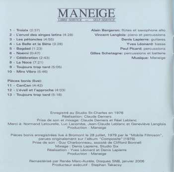 CD Maneige: Libre Service – Self-Service