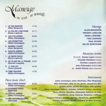 CD Maneige: Ni Vent... Ni Nouvelle