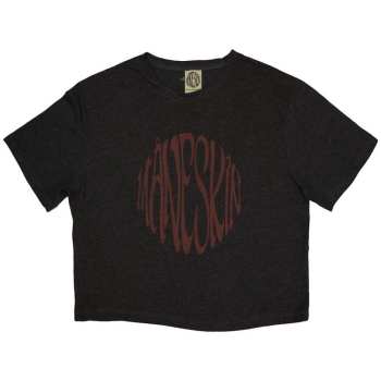 Merch Måneskin: Dámske Crop Top Warped Logo Maneskin