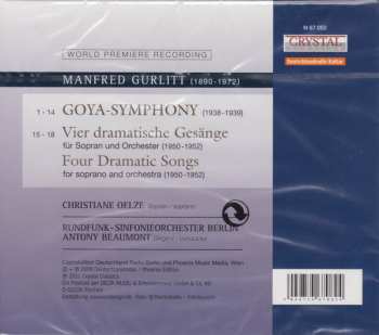 CD Christiane Oelze: Goya-Symphony / Vier Dramatische Gesänge = Four Dramatic Songs