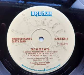 LP Manfred Mann's Earth Band: The Good Earth