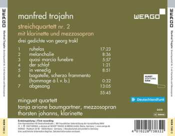 CD Minguet Quartett: Streichquartett Nr. 2 Mit Klarinette Und Mezzosopran