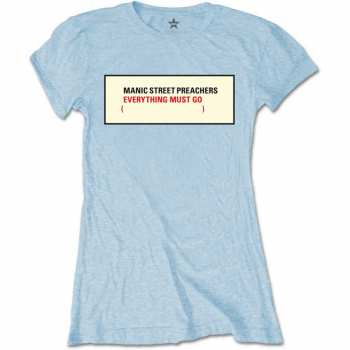 Merch Manic Street Preachers: Dámske Tričko Everything Must Go 