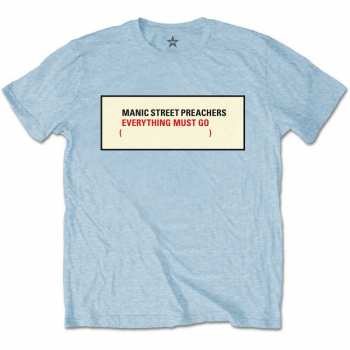 Merch Manic Street Preachers: Tričko Everything Must Go 