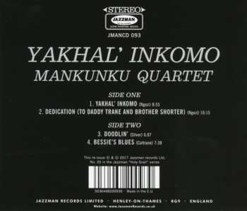 CD Mankunku Quartet: Yakhal' Inkomo