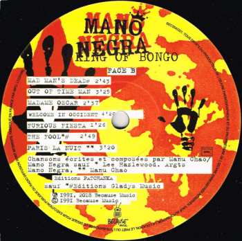 LP/CD Mano Negra: King Of Bongo