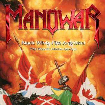 3CD/Box Set Manowar: Black Wind, Fire & Steel: Atlantic Albums 1987-1992