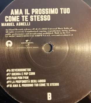 LP Manuel Agnelli: Ama Il Prossimo Tuo Come Te Stesso