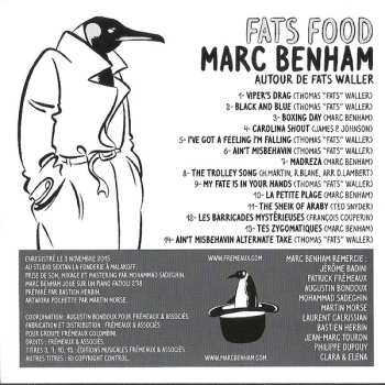 CD Marc Benham: Fats Food - Autour De Fats Waller