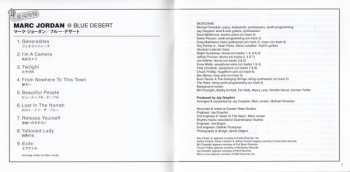 CD Marc Jordan: Blue Desert