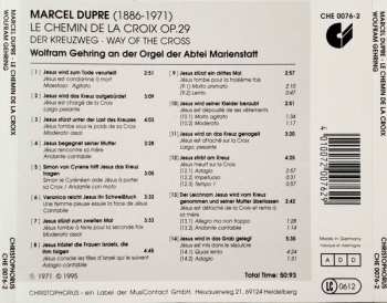 CD Marcel Dupré: Le Chemin De La Croix Op. 29 = Der Kreuzweg = Way Of The Cross