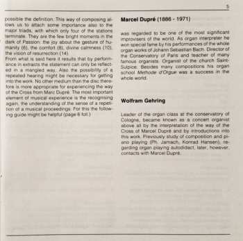 CD Marcel Dupré: Le Chemin De La Croix Op. 29 = Der Kreuzweg = Way Of The Cross