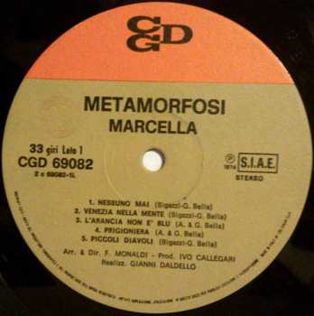 LP Marcella Bella: Metamorfosi