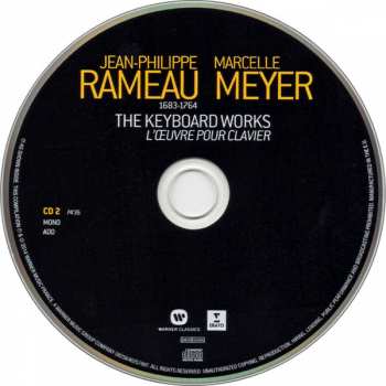2CD Jean-Philippe Rameau: The Keyboards Works / L'Œuvre Pour Clavier