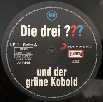 2LP Marco Sonnleitner: Die Drei ??? 199 - Und Der Grüne Kobold 
