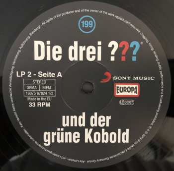 2LP Marco Sonnleitner: Die Drei ??? 199 - Und Der Grüne Kobold 