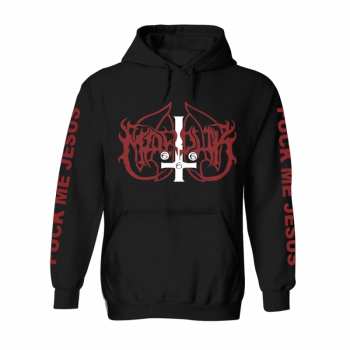 Merch Marduk: Mikina S Kapucí Fuck Me Jesus (black) S