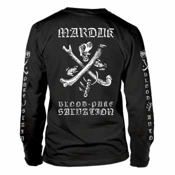 Merch Marduk: Tričko S Dlouhým Rukávem Blood Puke Salvation S